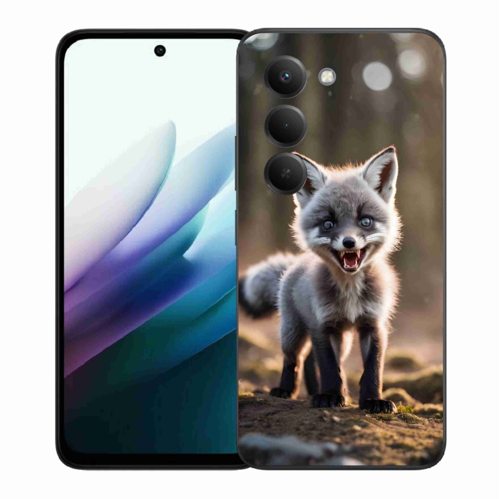 Gelový kryt mmCase na Xiaomi Redmi 15 4G/5G (171mm) - rozzuřená liška