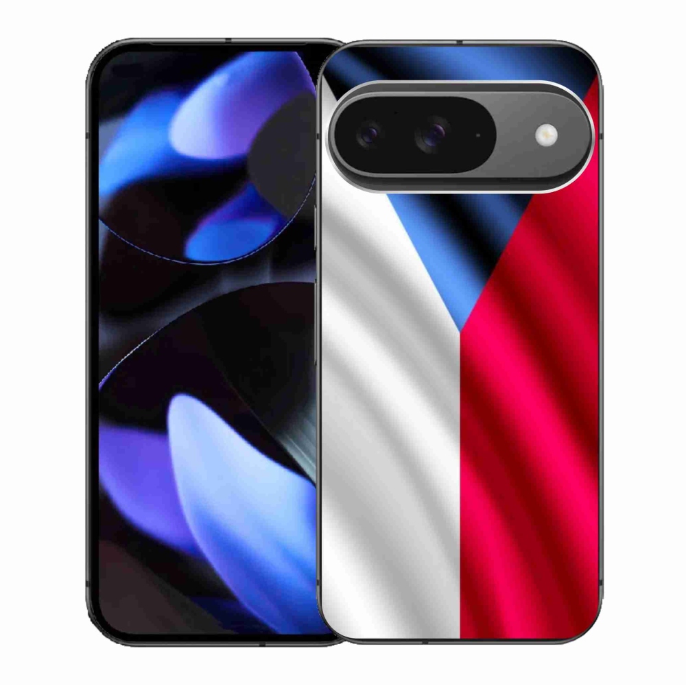 Gelový kryt mmCase na Google Pixel 9/9 Pro - česká vlajka