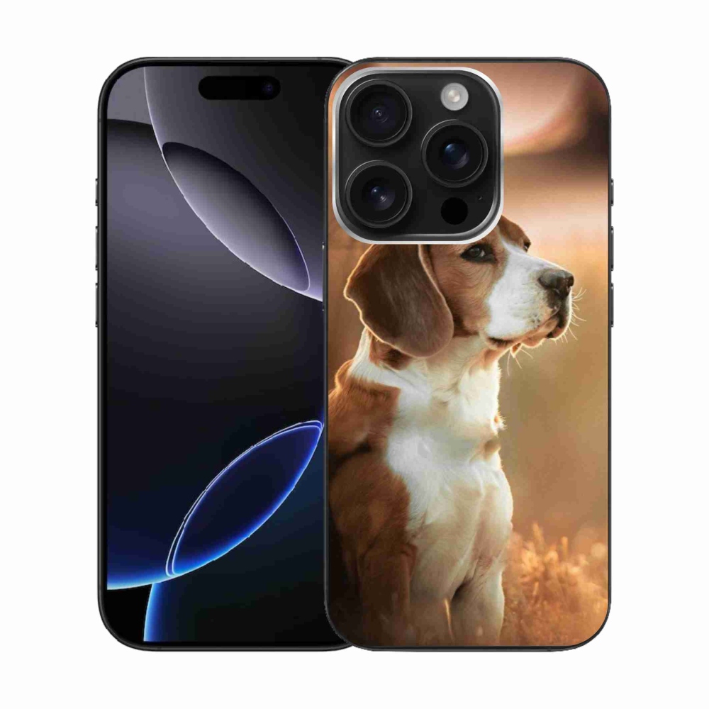 Gelový kryt mmCase na iPhone 16 Pro - bígl