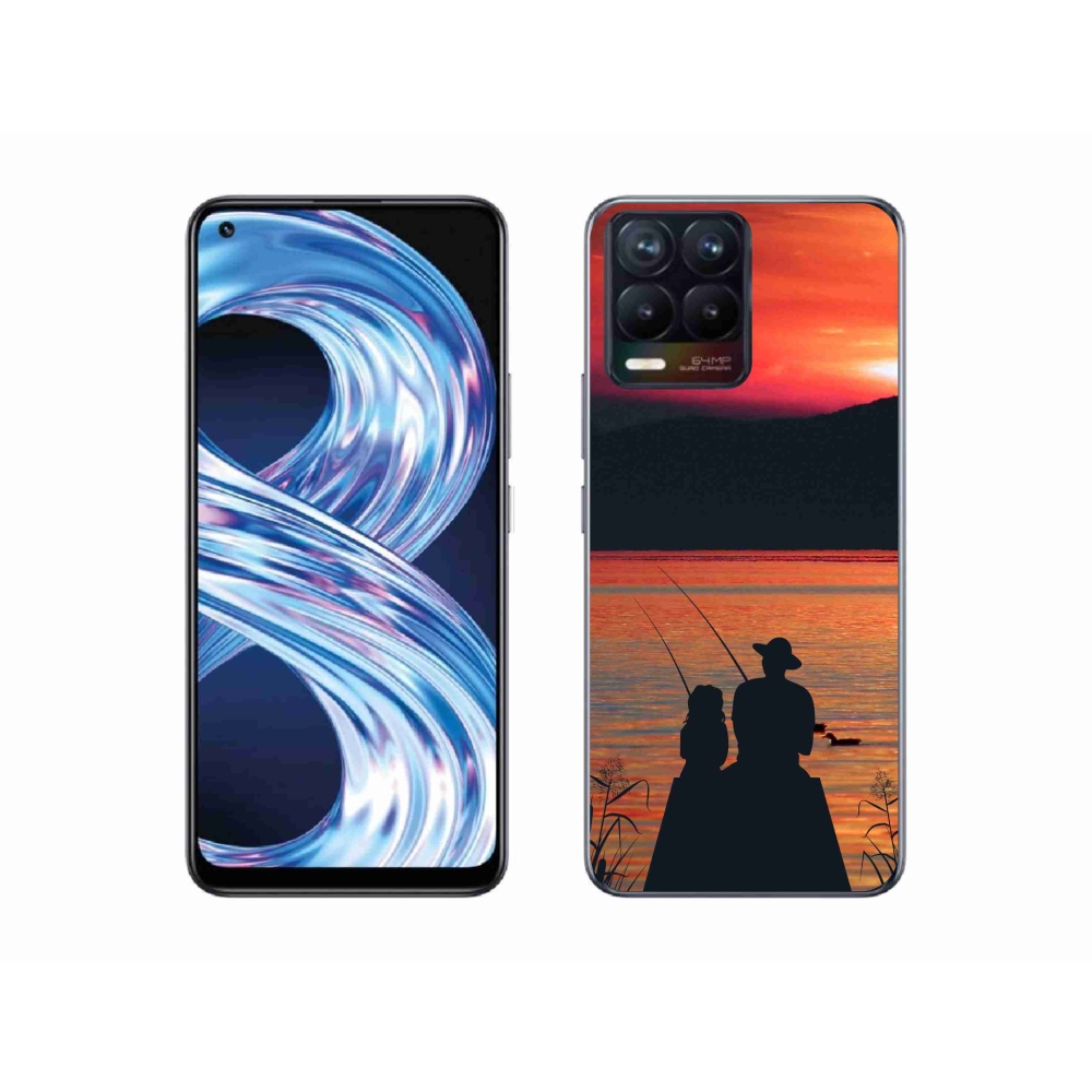 Gelový kryt mmCase na Realme 8 Pro - rybaření 3
