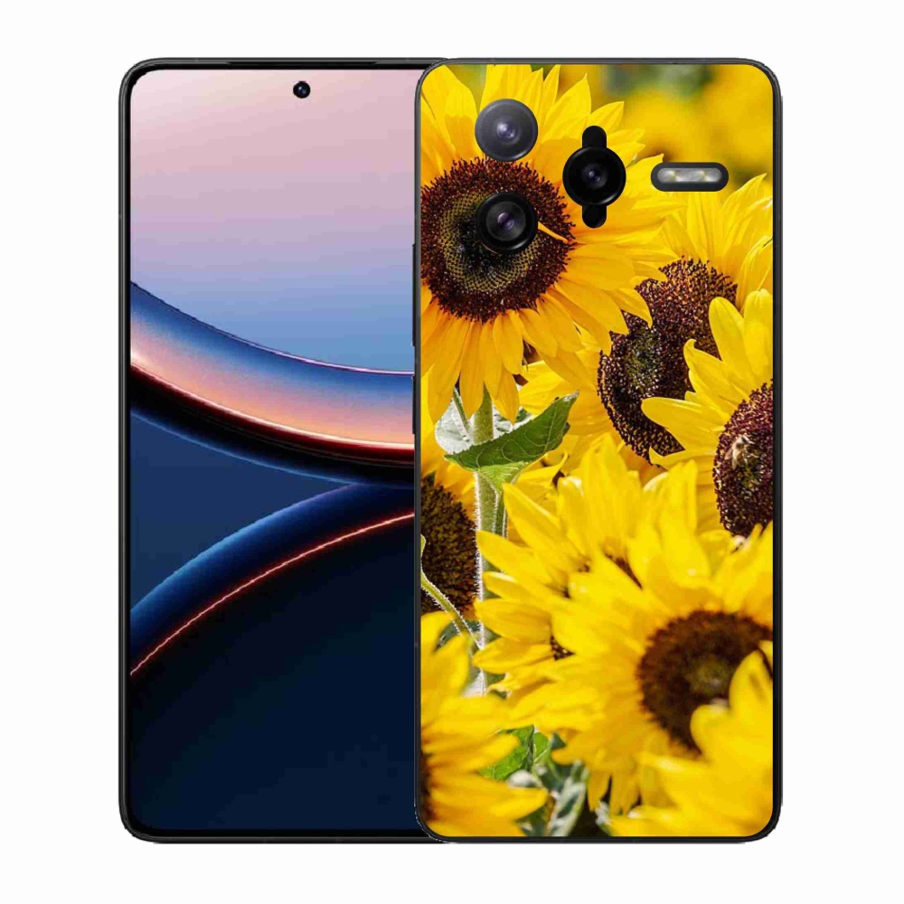 Gelový kryt mmCase na Xiaomi Poco F7 Ultra - slunečnice