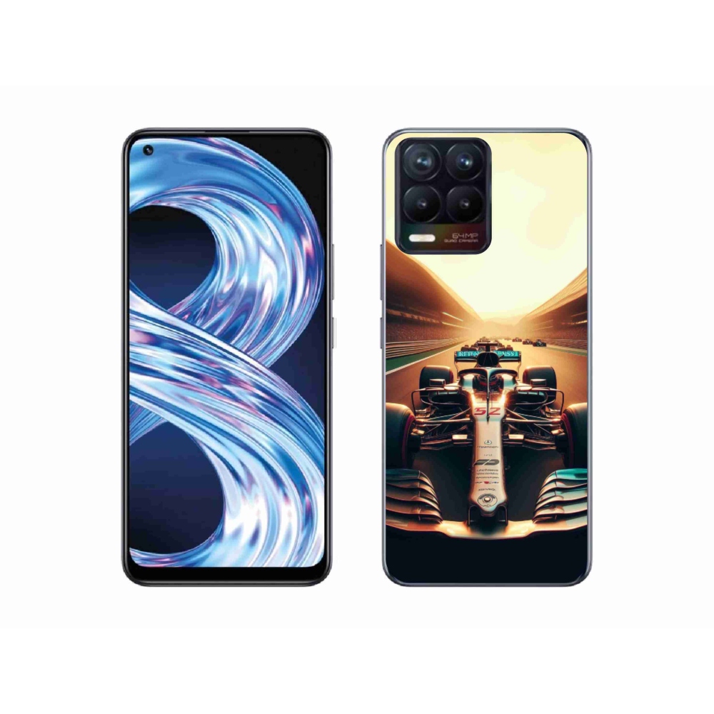 Gelový kryt mmCase na Realme 8 4G - formule 1