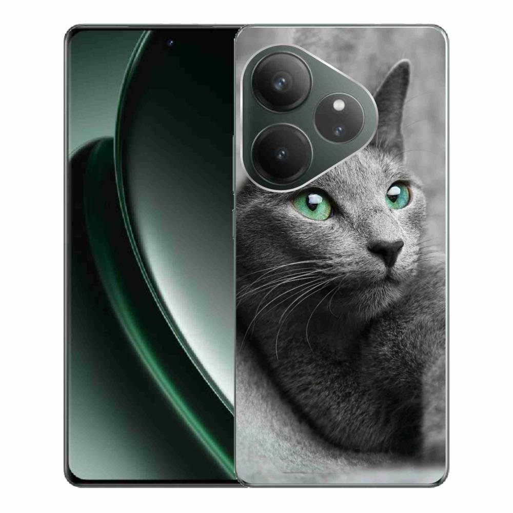Gelový kryt mmCase na Realme GT 6 5G/GT 6T 5G - kočka 2