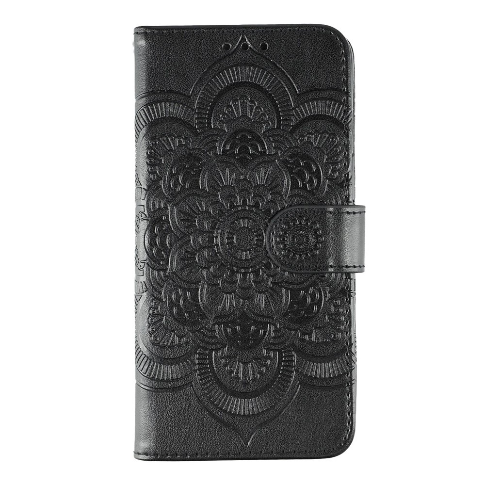 Mandala knížkové pouzdro na Xiaomi Redmi 15 5G - černé