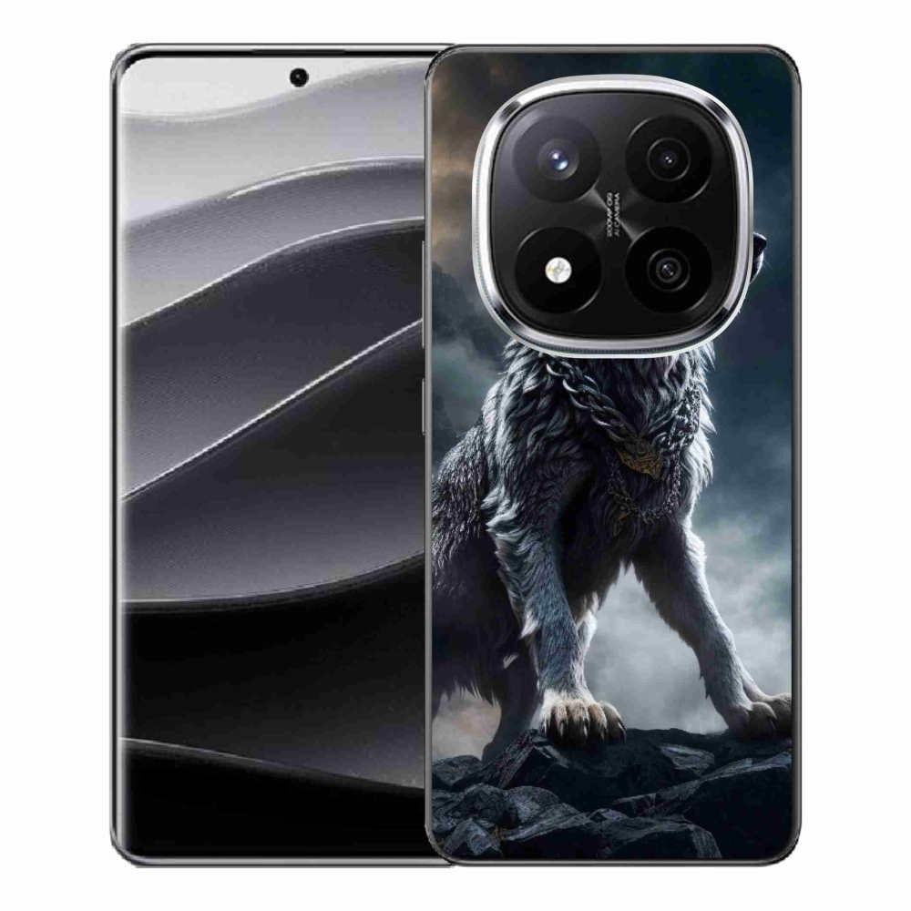 Gelový kryt mmCase na Xiaomi Redmi Note 14 Pro+ 5G - vlk 1