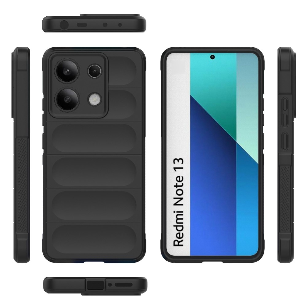 Rugg odolný gelový obal na Xiaomi Redmi Note 13 - černý