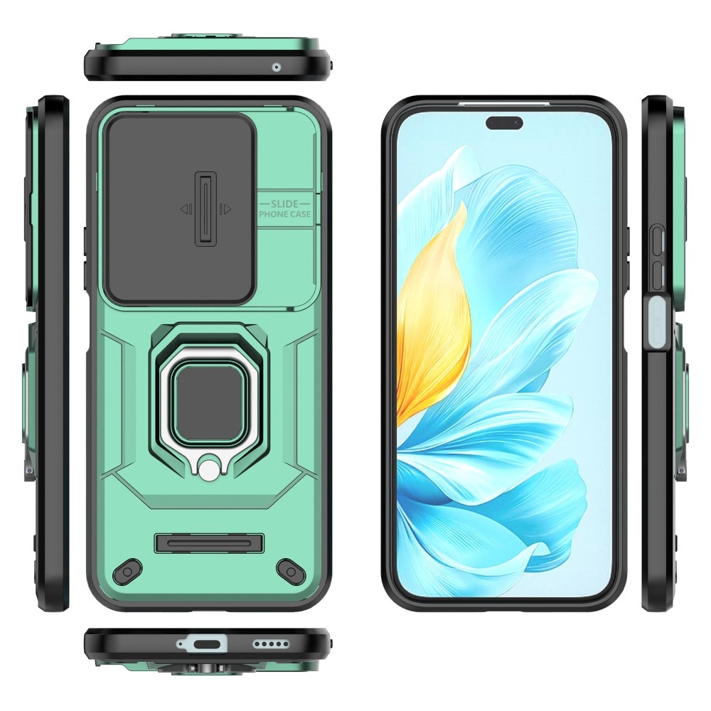 Lens odolný hybridní kryt na Honor 200 Lite 5G - zelený