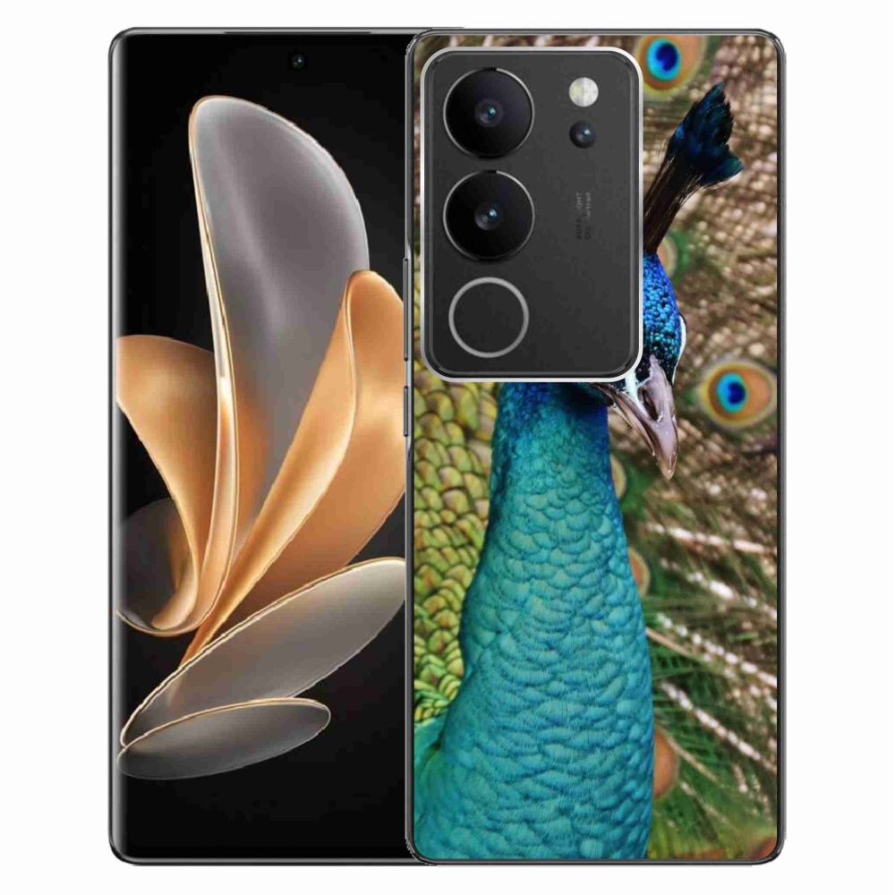 Gelový kryt mmCase na Vivo V29 5G - páv