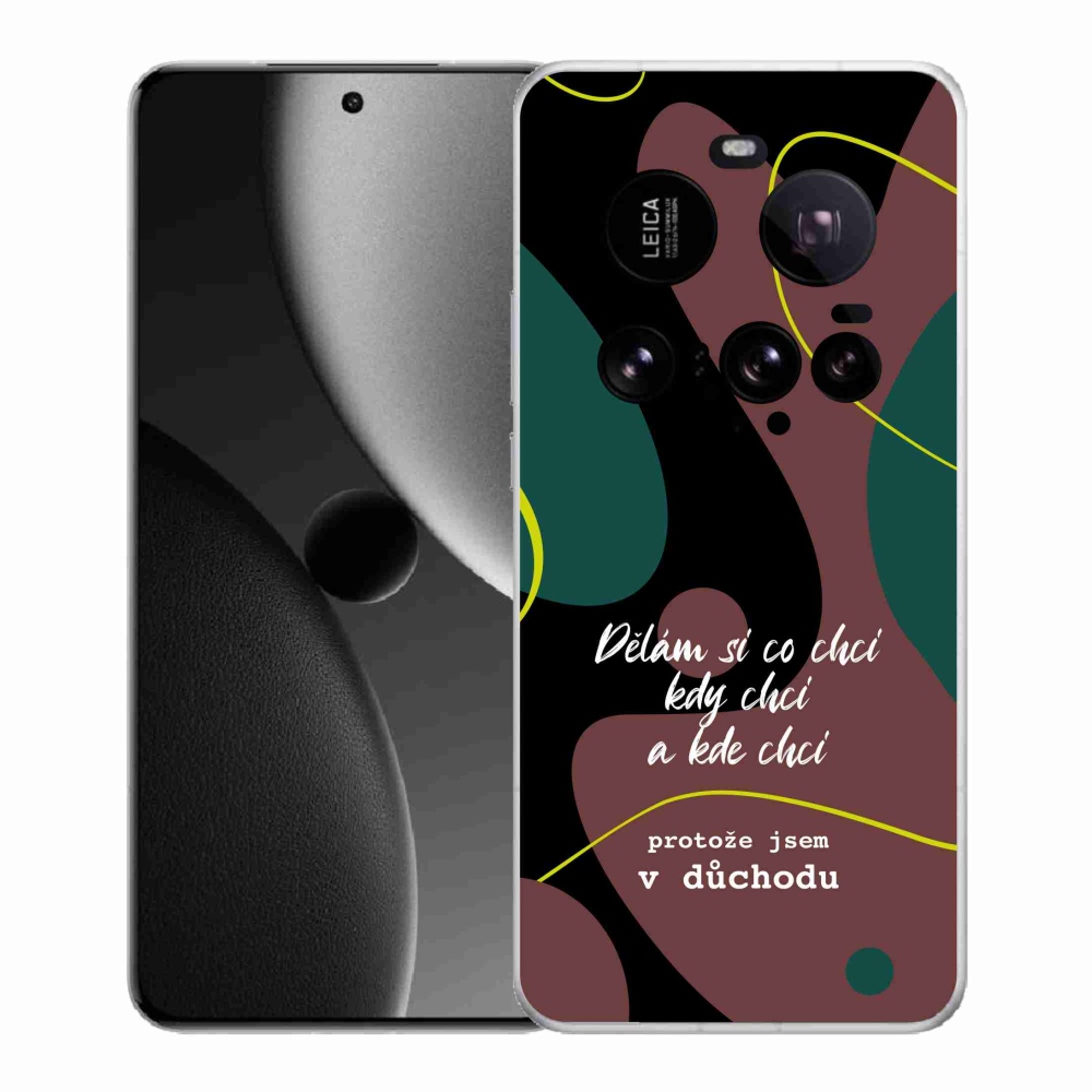 Gelový kryt mmCase na Xiaomi 15 Ultra - vtipný text 10 černé pozadí