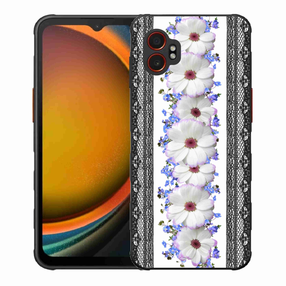 Gelový kryt mmCase na Samsung Galaxy Xcover 7 Pro - květiny 8