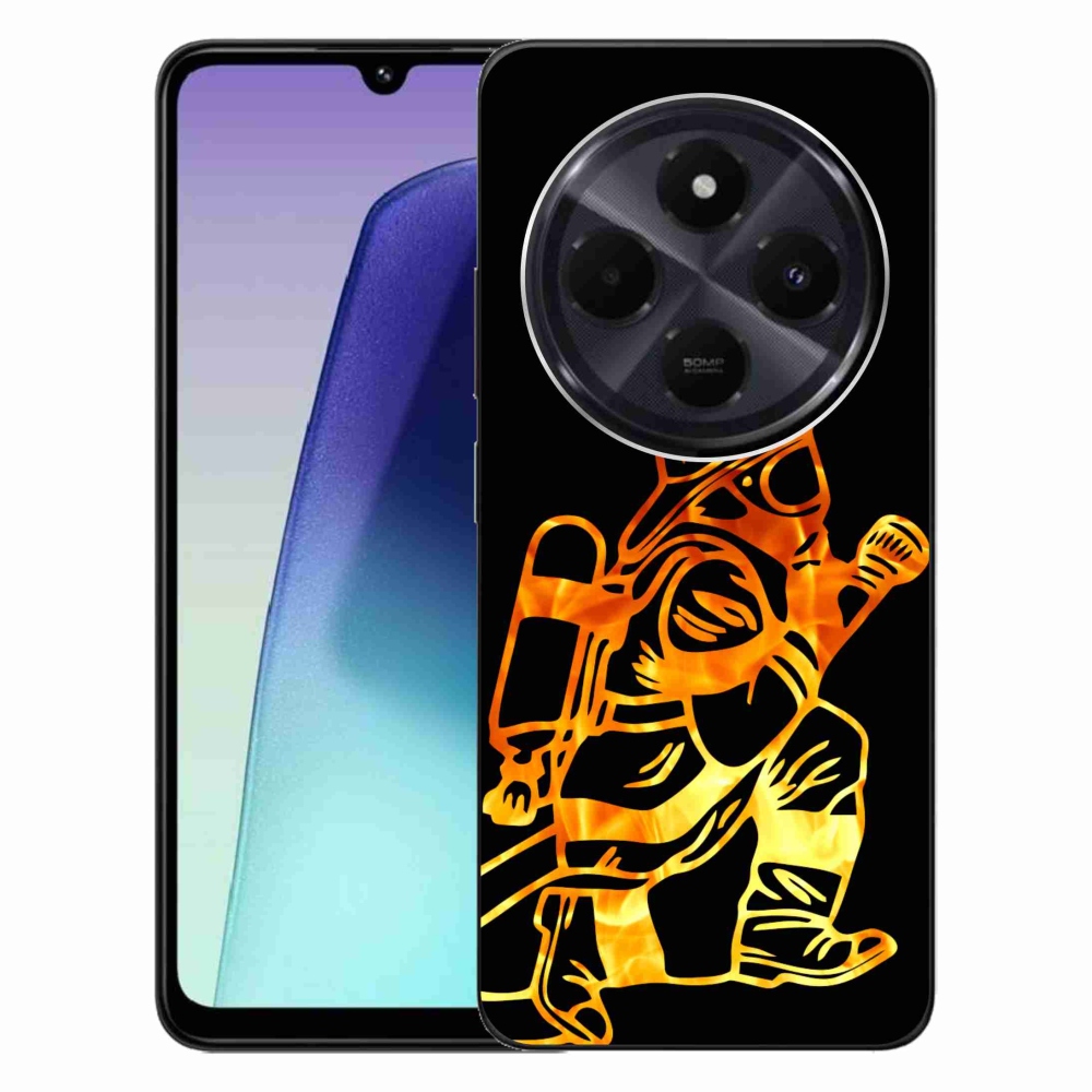 Gelový kryt mmCase na Xiaomi Redmi 14C/Poco C75 - hasič 1