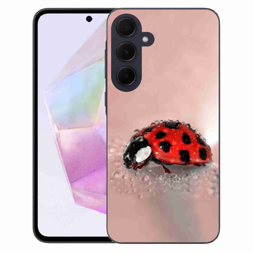 Gelový kryt mmCase na Samsung Galaxy A35 5G - beruška