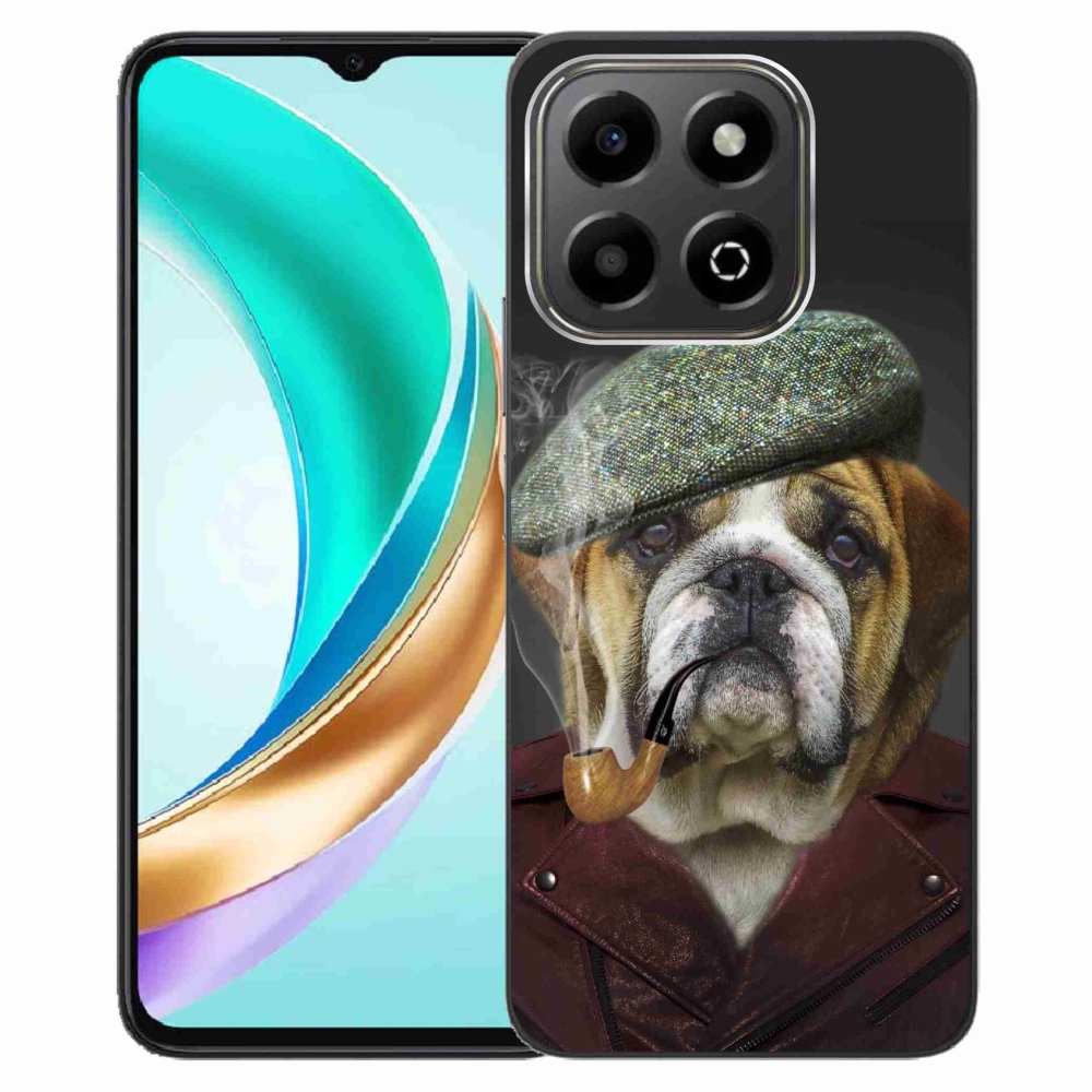 Gelový kryt mmCase na Honor X6b - pes s fajfkou