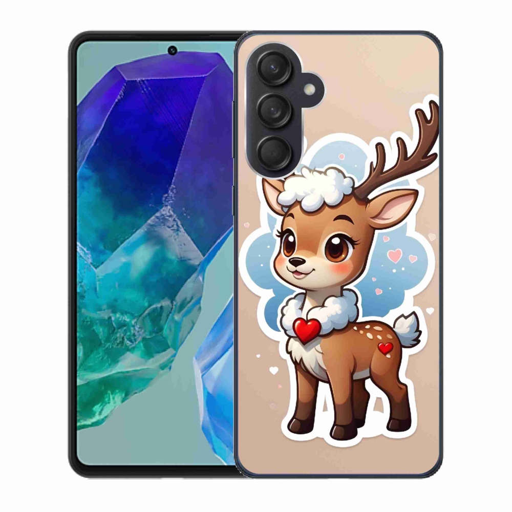 Gelový kryt mmCase na Samsung Galaxy M55 5G - kreslený sob