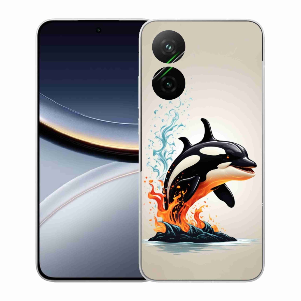 Gelový kryt mmCase na Xiaomi Poco F7 5G - kosatka