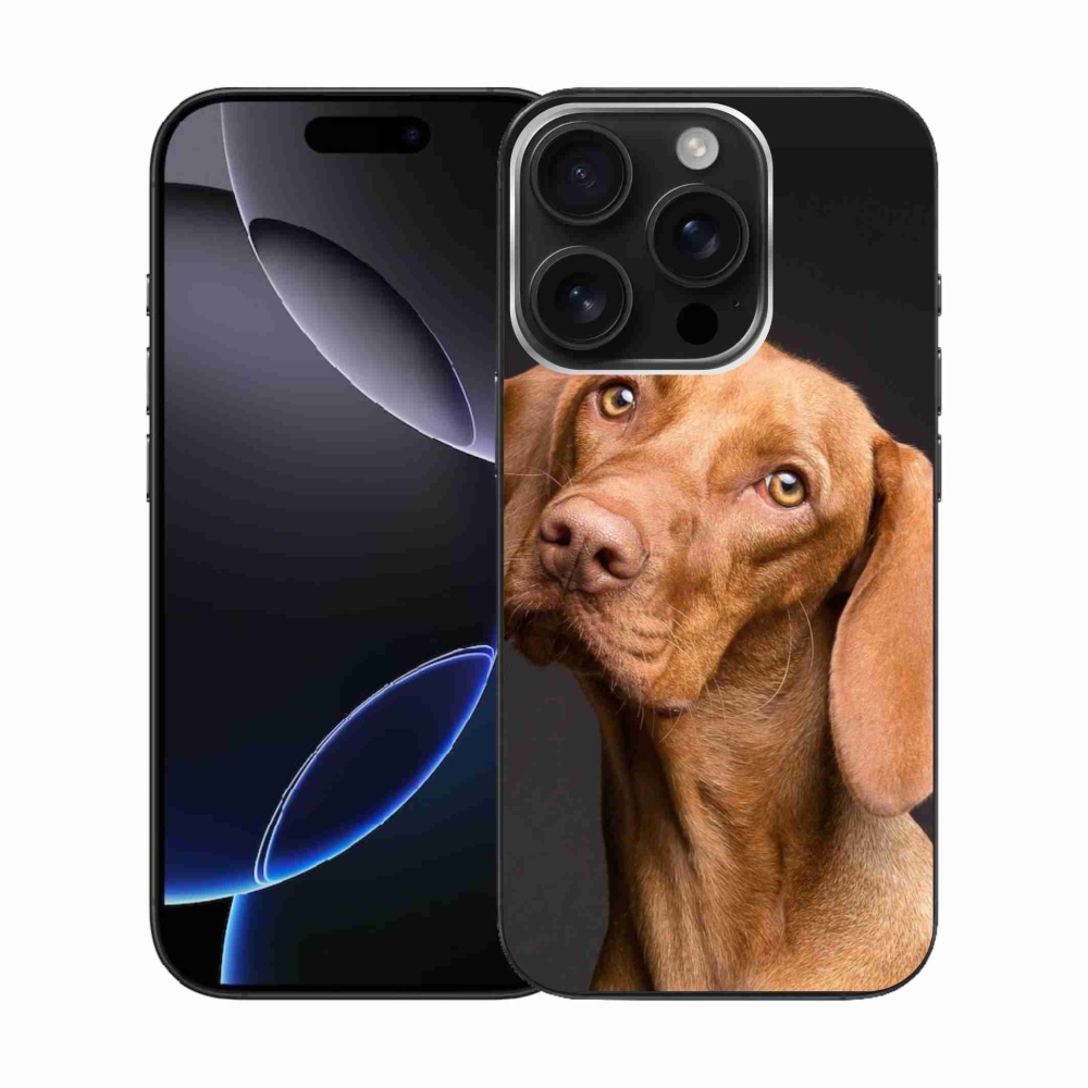 Gelový obal mmCase na iPhone 16 Pro - maďarský ohař