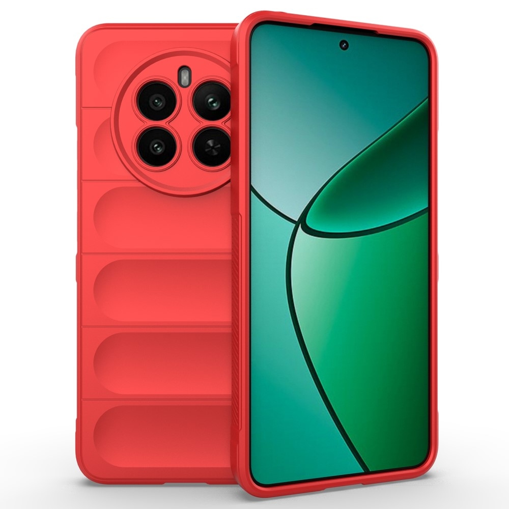 Rugg odolný gelový obal na Realme 12+ 5G - červený