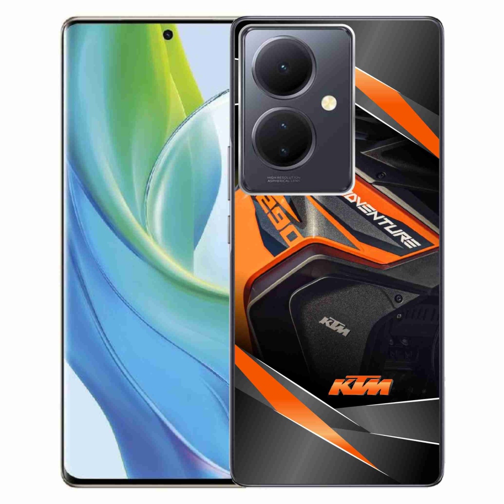 Gelový kryt mmCase na Vivo V29 Lite 5G - motorka ktm