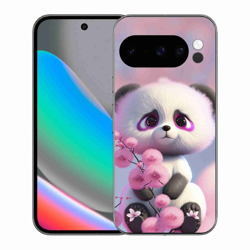 Gelový kryt mmCase na Google Pixel 10 Pro - roztomilá panda 1