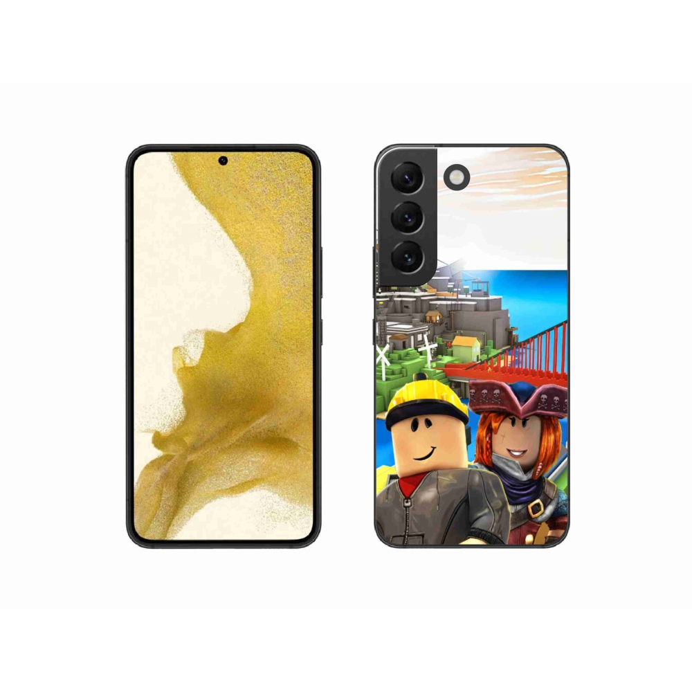 Gelový kryt mmCase na Samsung Galaxy S22 5G - roblox 1