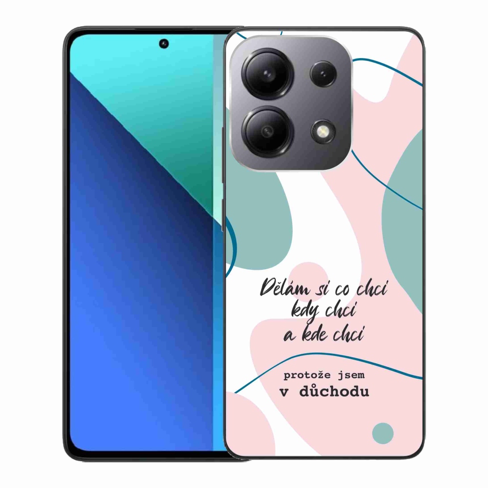 Gelový kryt mmCase na Xiaomi Redmi Note 13 - vtipný text 10 bílé pozadí