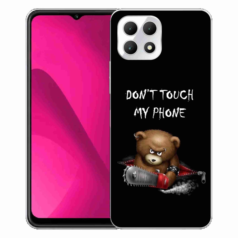 Gelový kryt mmCase na T-Mobile T Phone 2 - nesahej na telefon