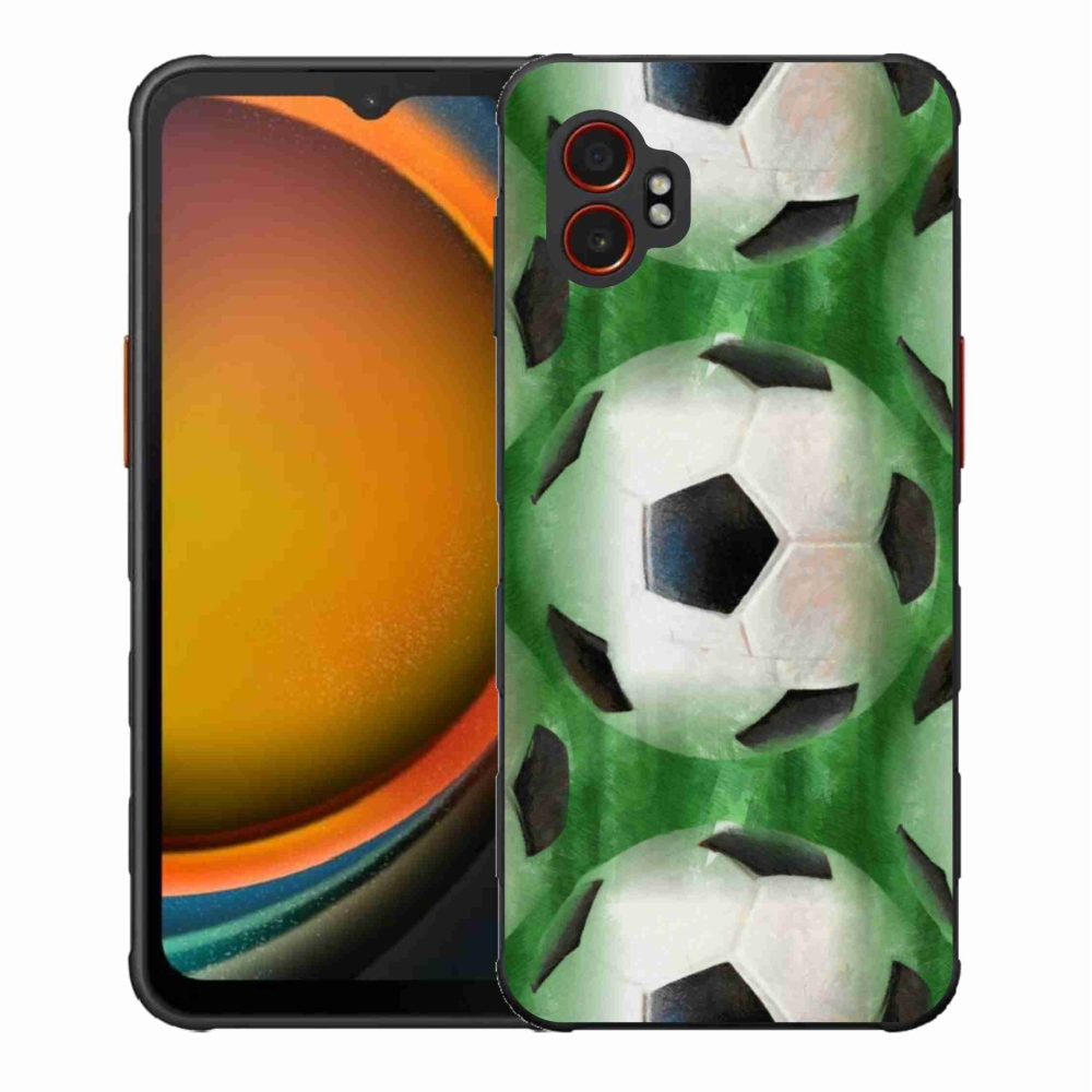 Gelový kryt mmCase na Samsung Galaxy Xcover 7 Pro - fotbalový míč