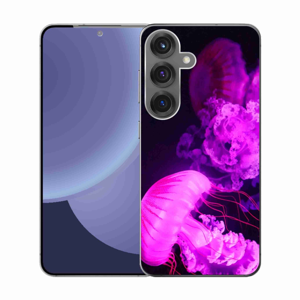Gelový kryt mmCase na Samsung Galaxy S25 - medúza 1