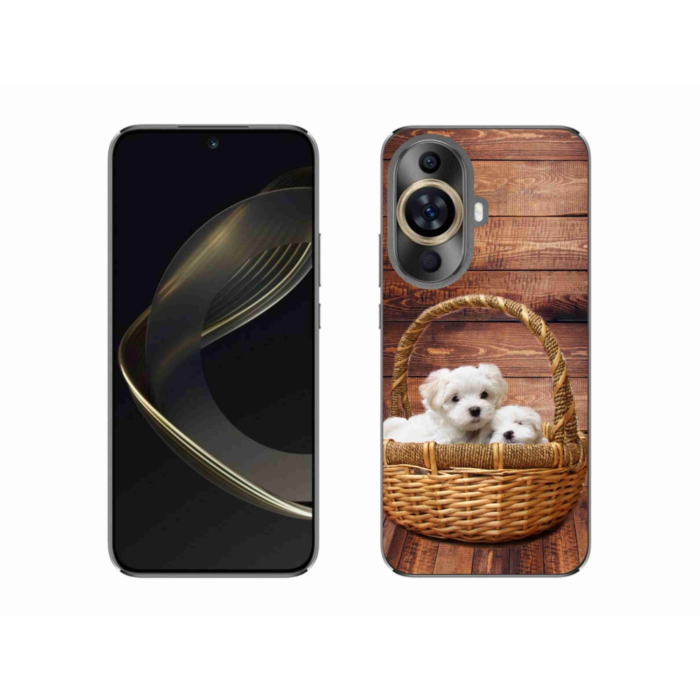 Gelový kryt mmCase na Huawei Nova 11 - štěňátka