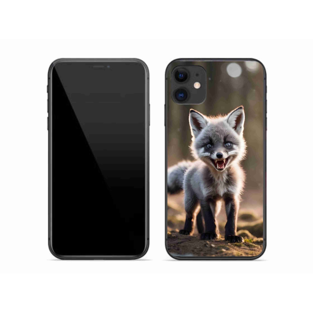 Gelový kryt mmCase na iPhone 11 - rozzuřená liška