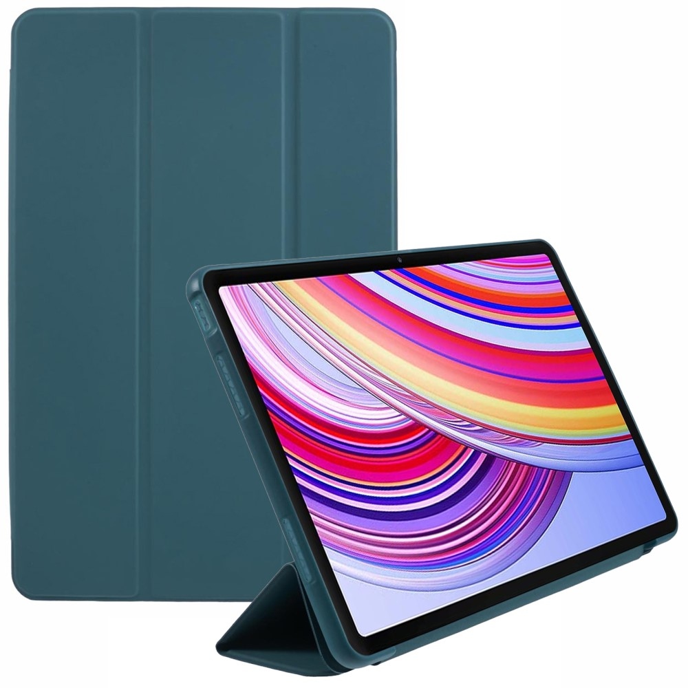 Fold chytré zavírací pouzdro na tablet Xiaomi Redmi Pad Pro 4G/5G - zelené