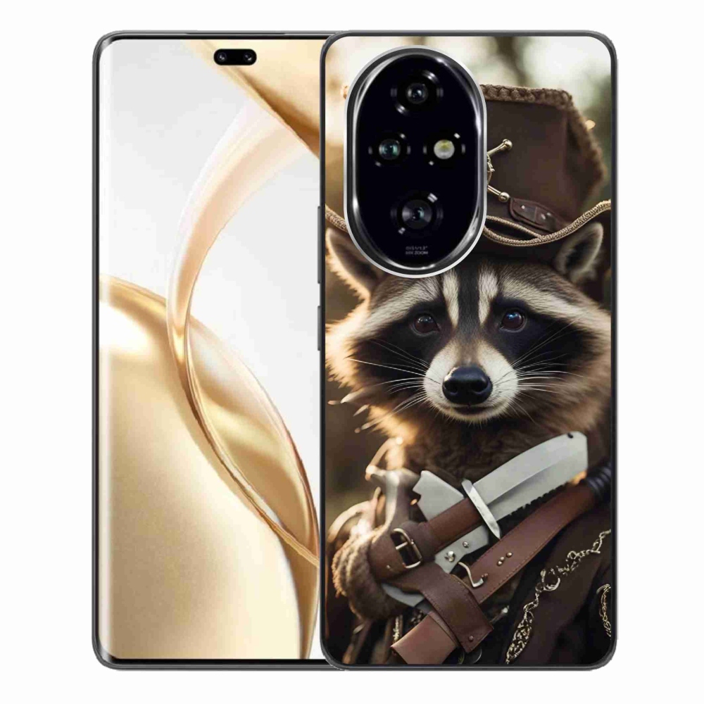 Gelový kryt mmCase na Honor 200 Pro 5G - mýval v uniformě