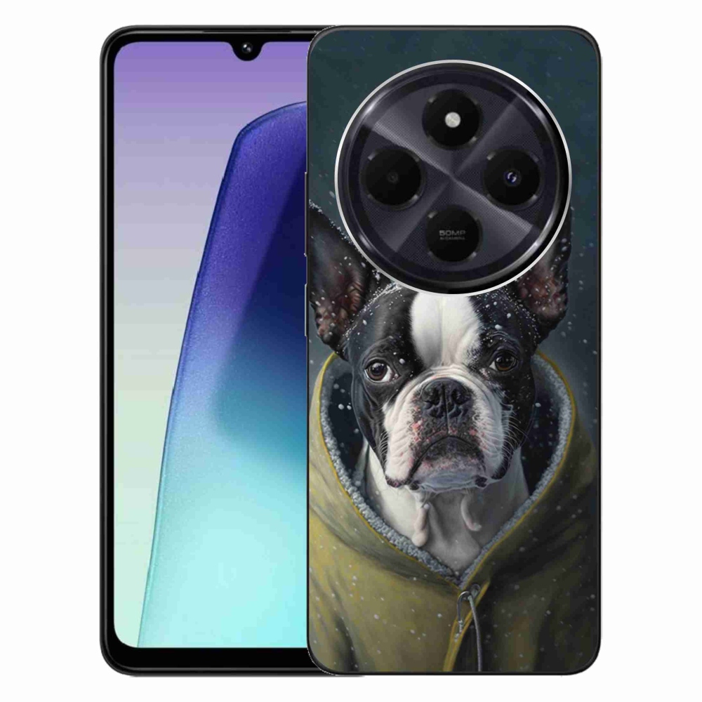 Gelový kryt mmCase na Xiaomi Redmi 14C/Poco C75 - buldoček