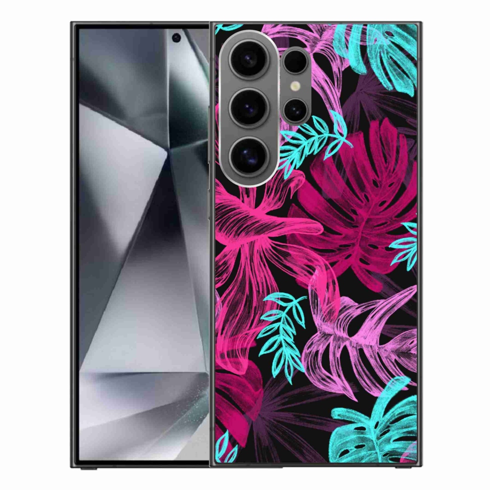 Gelový kryt mmCase na Samsung Galaxy S24 Ultra - květiny 1