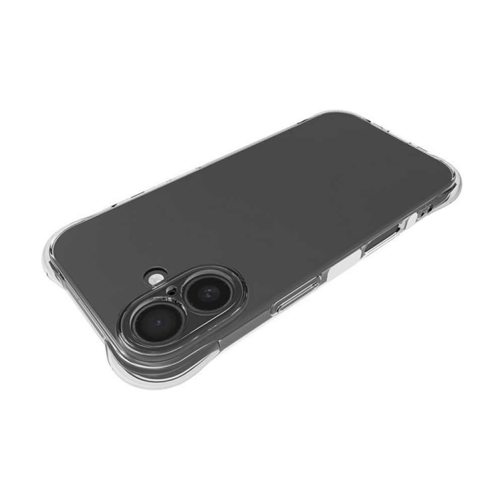 Průhledný gelový obal na mobil iPhone 17 - průhledný