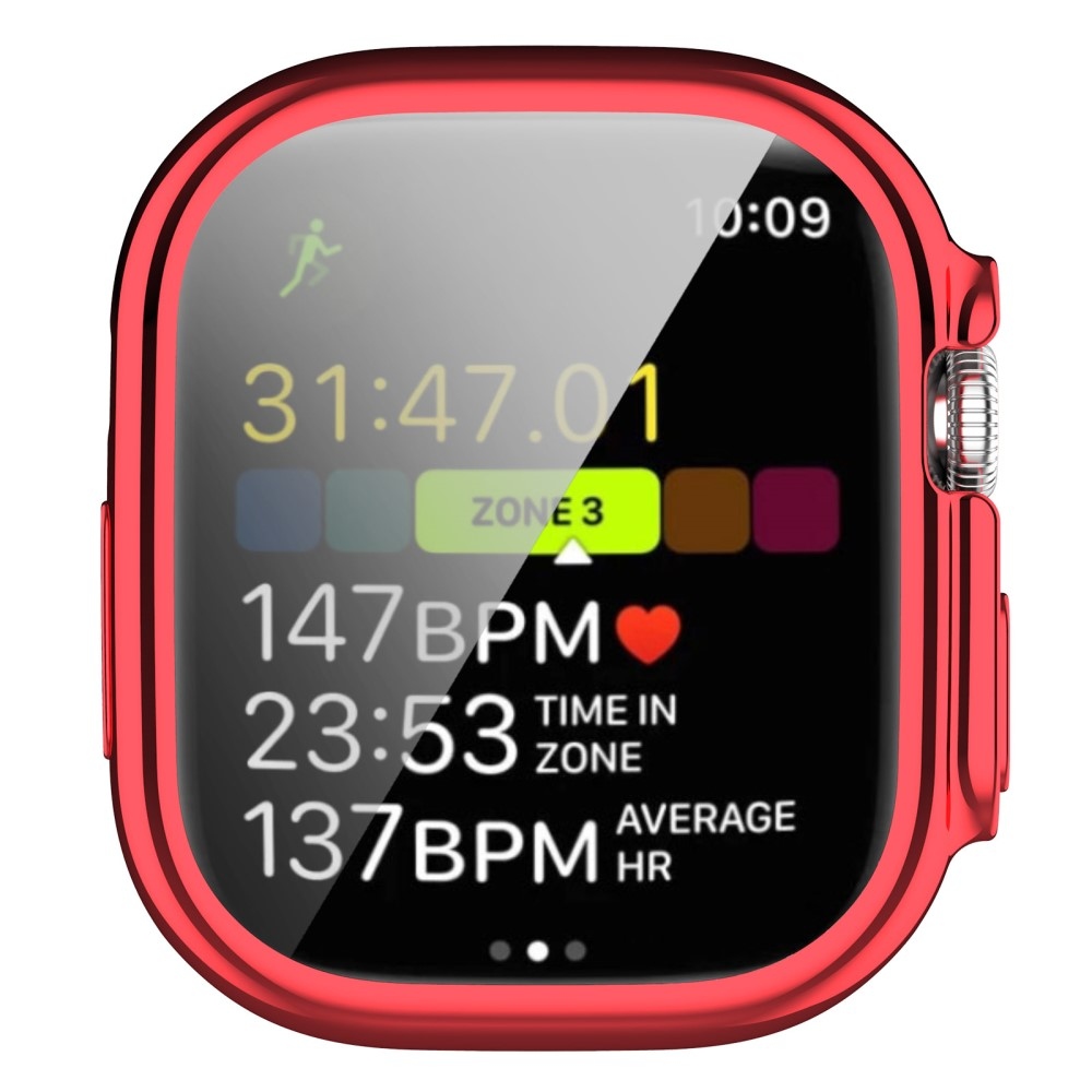 Soft nasazovací gelové ochranné pouzdro pro Apple Watch Ultra/Ultra 2 49 mm - červené