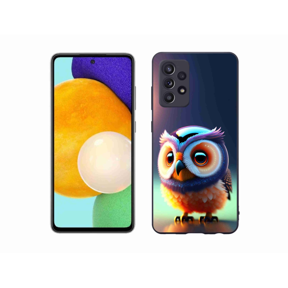 Gelový kryt mmCase na Samsung Galaxy A52s 5G - sovička