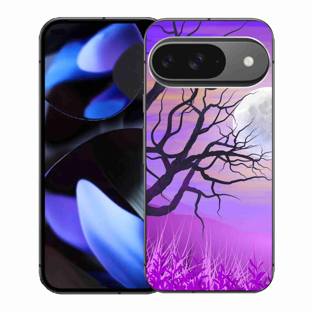 Gelový obal mmCase na Google Pixel 9/9 Pro - kreslený opadaný strom