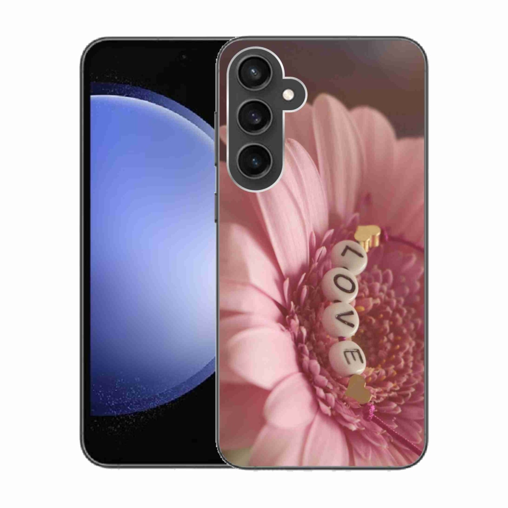 Gelový kryt mmCase na Samsung Galaxy S23 FE - přívěsek love
