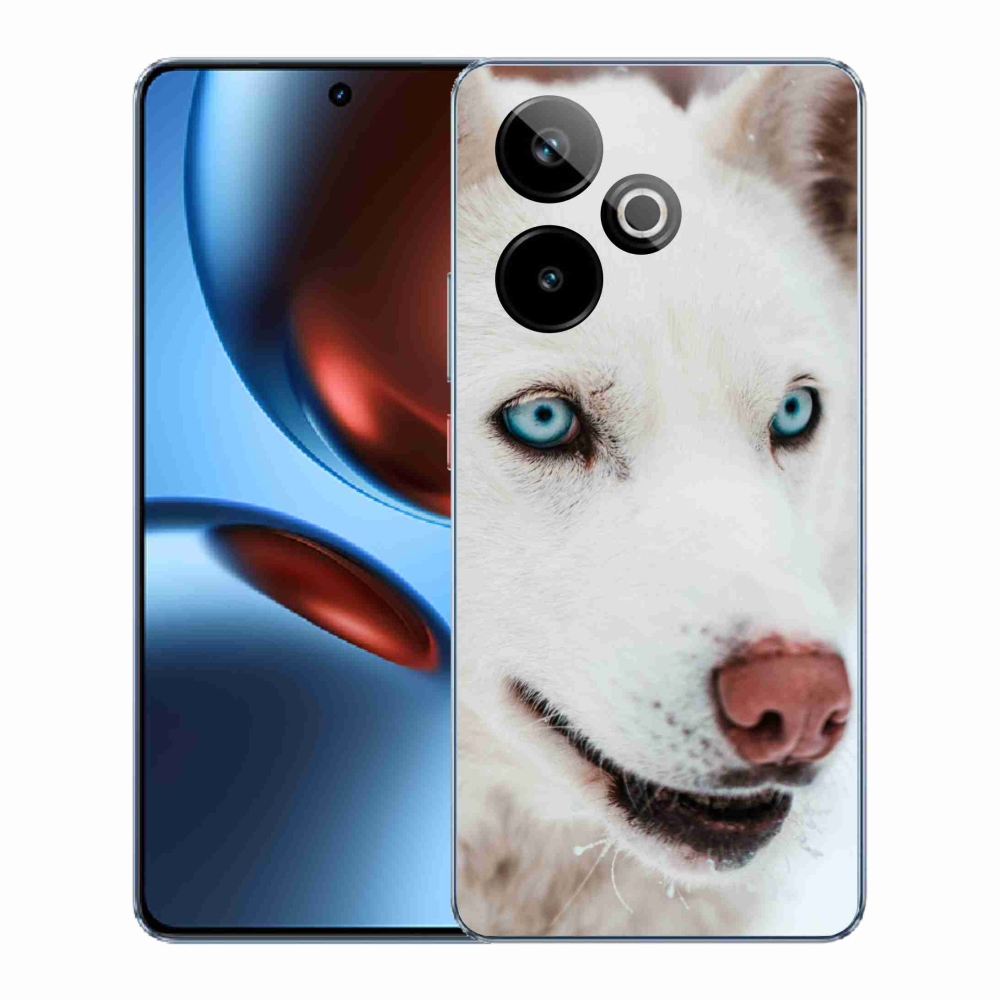 Gelový kryt mmCase na Realme GT 7 5G/GT 7T 5G - psí pohled
