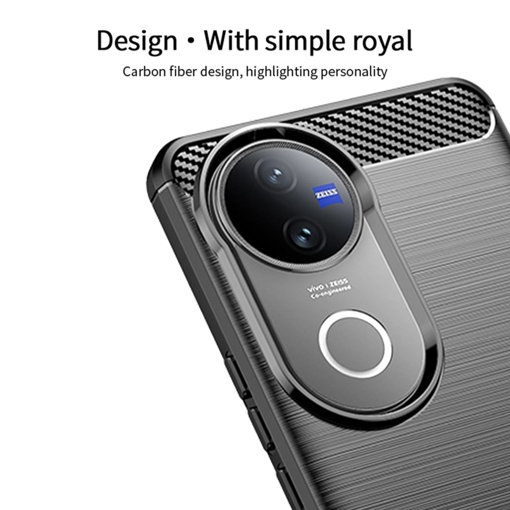 Carbon odolný gelový obal na Vivo V50 5G - černý