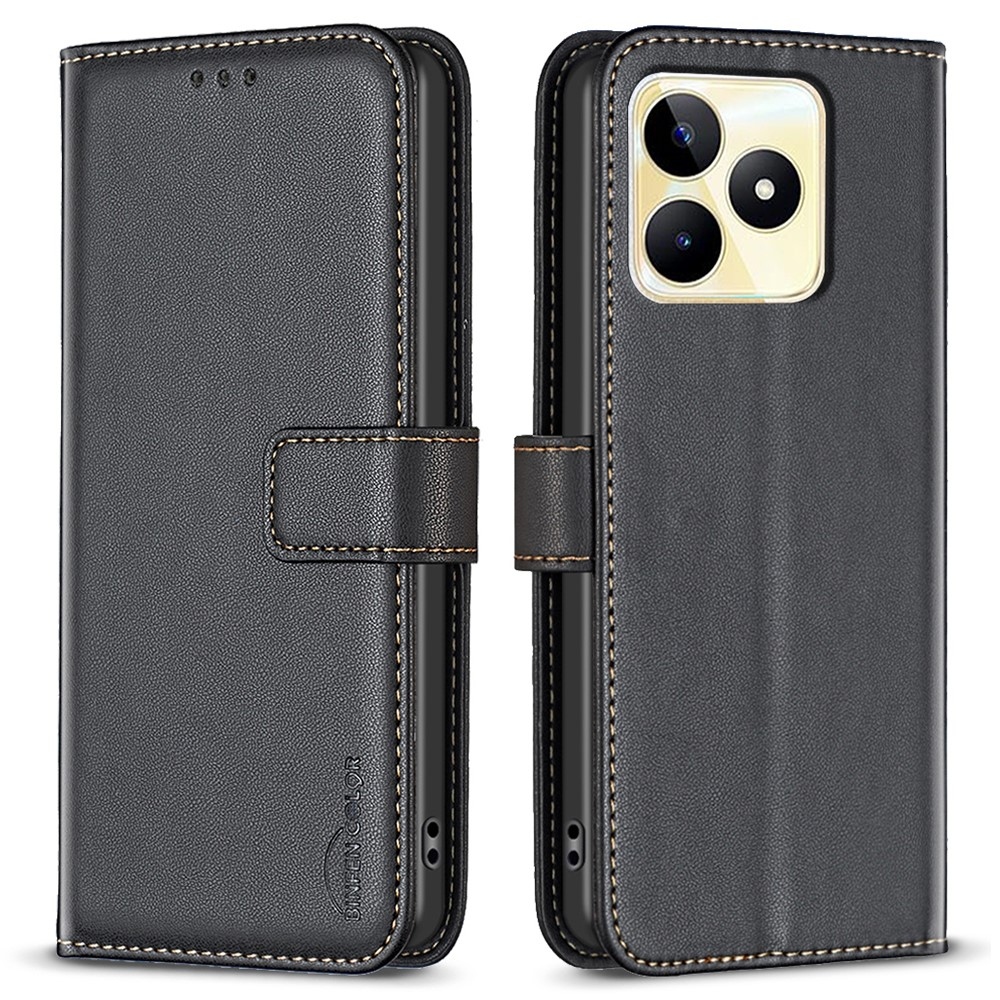 BNF knížkové pouzdro na Realme C51/C53 - černé