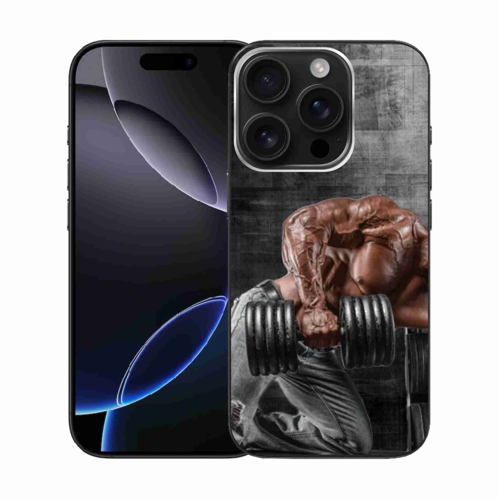Gelový kryt mmCase na iPhone 16 Pro - posilování 1