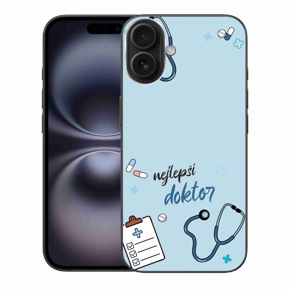 Gelový kryt mmCase na iPhone 16 Plus - nejlepší doktor