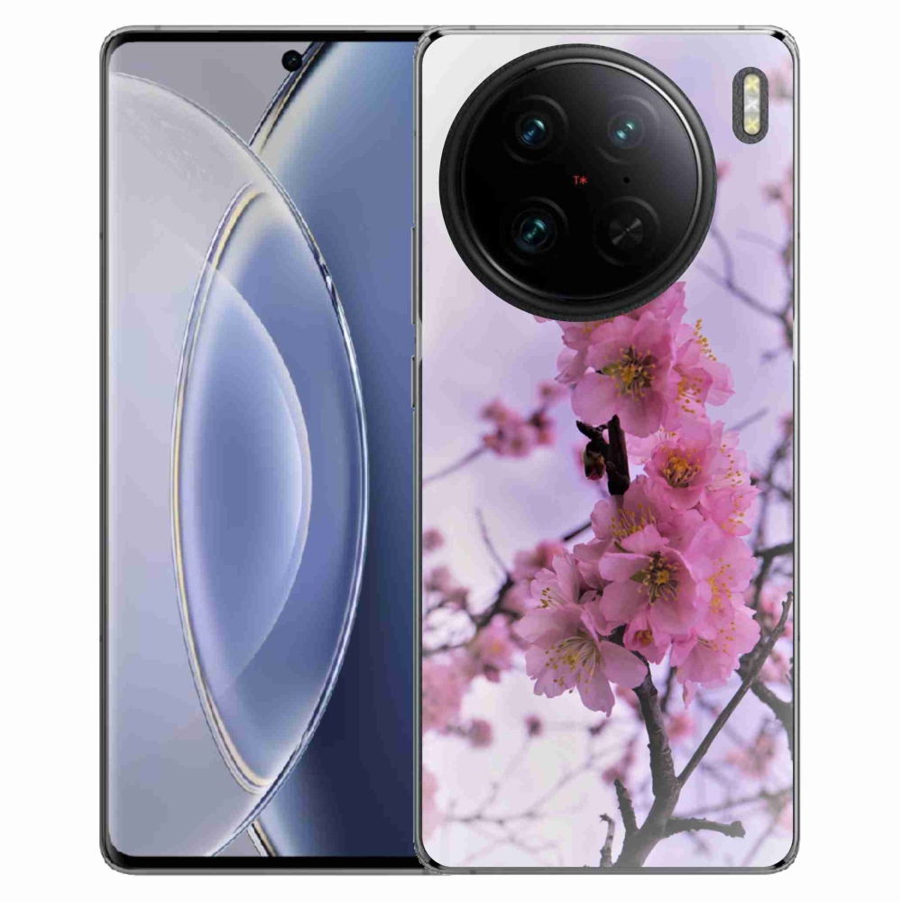Gelový kryt mmCase na Vivo X90 Pro - květiny 7