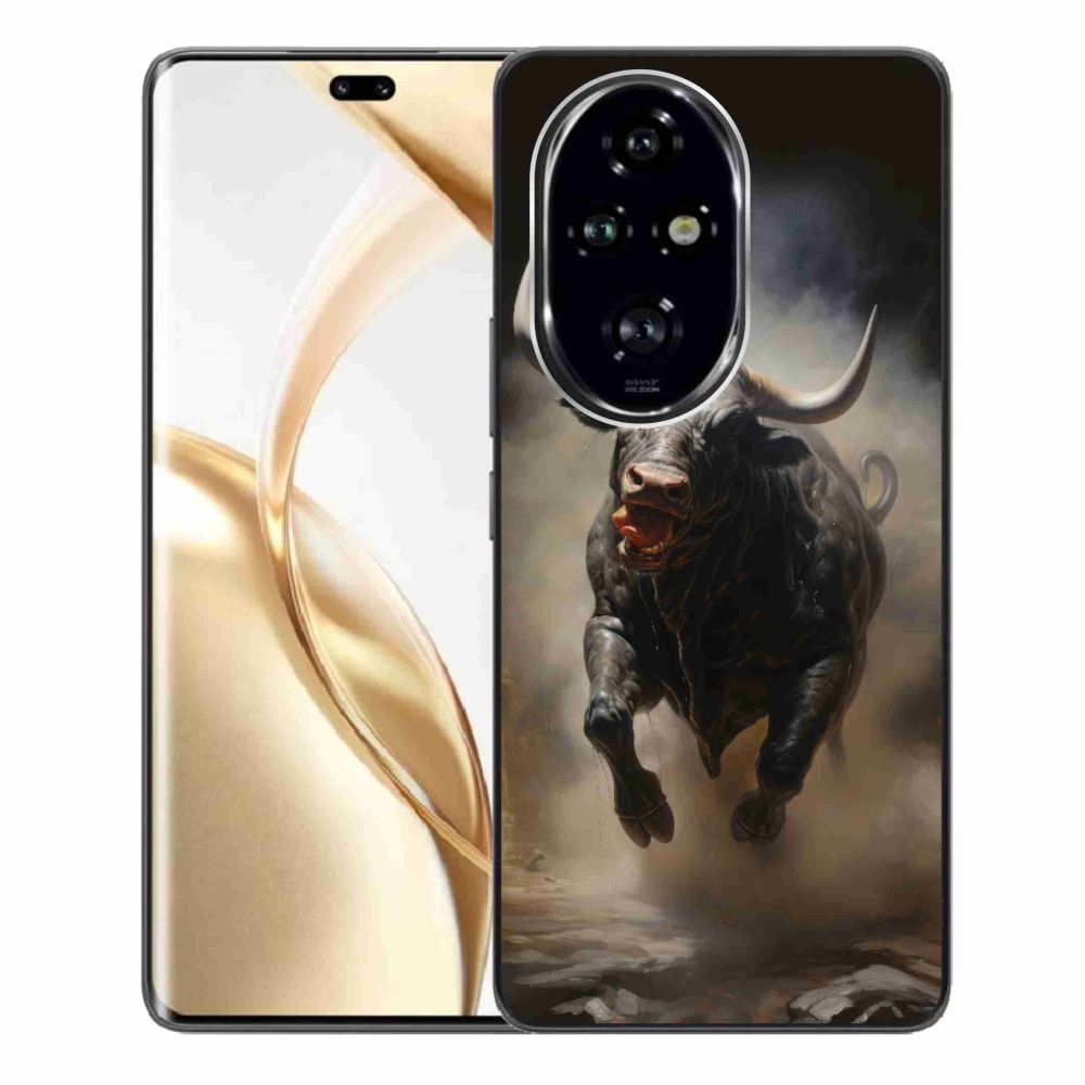 Gelový kryt mmCase na Honor 200 Pro 5G - rozzuřený býk