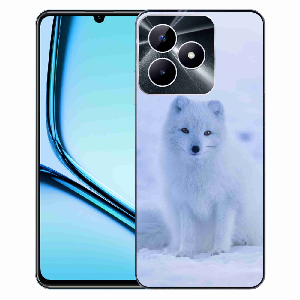 Gelový kryt mmCase na Realme Note 50 - polární liška