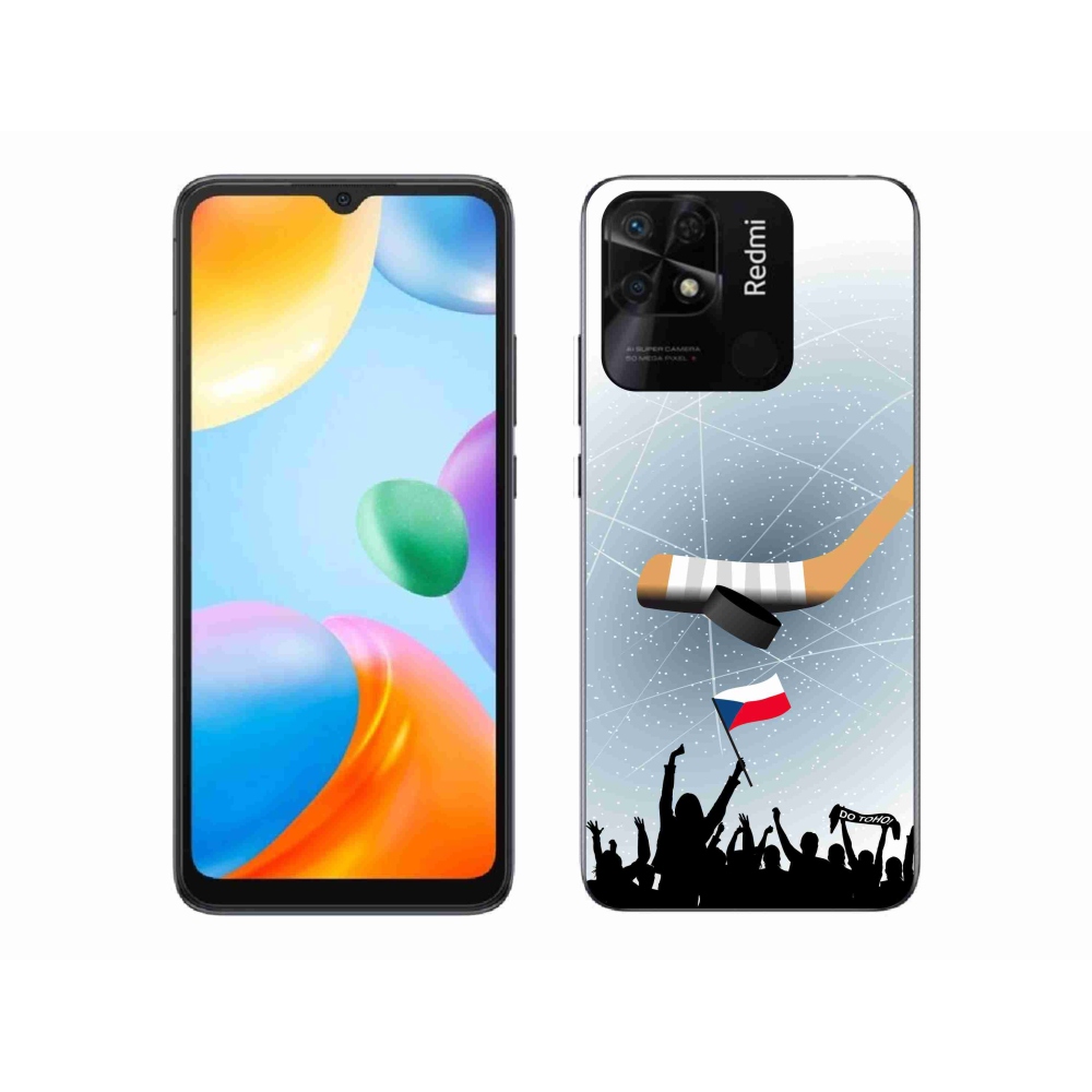 Gelový kryt mmCase na Xiaomi Redmi 10C - fanoušci hokeje