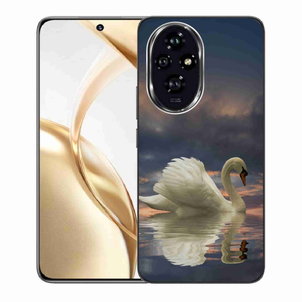 Gelový kryt mmCase na Honor 200 5G - labuť