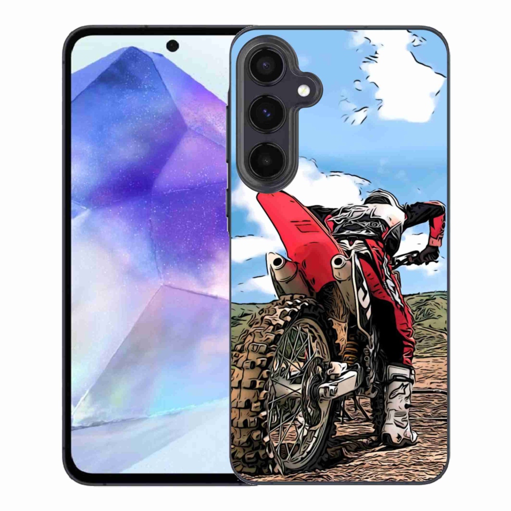Gelový kryt mmCase na Samsung Galaxy A55 5G - moto